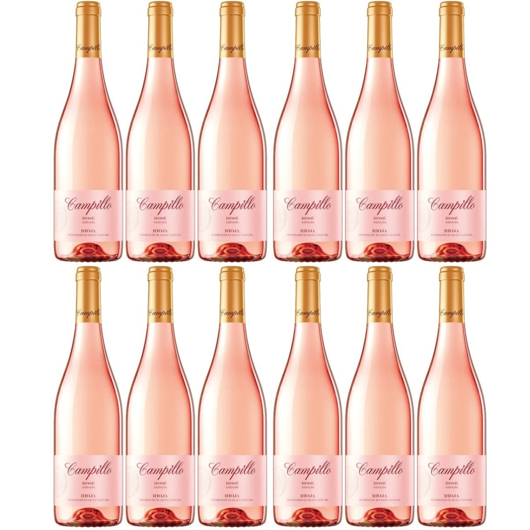 Campillo Rosado Roséwein Wein trocken Spanien (12 x 0,75l ) - Versanel -