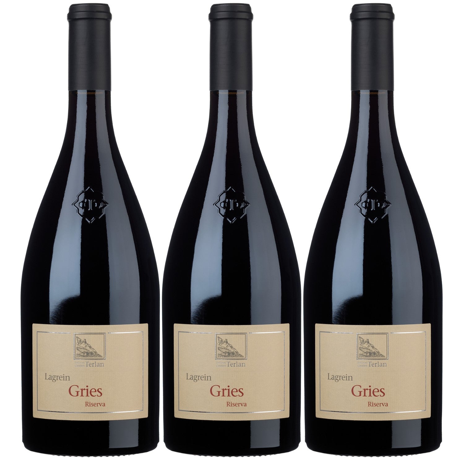 Cantina Terlan Lagrein Gris DOC Alto Adige Rotwein Wein trocken Italien (3 x 0.75l) - Versanel -