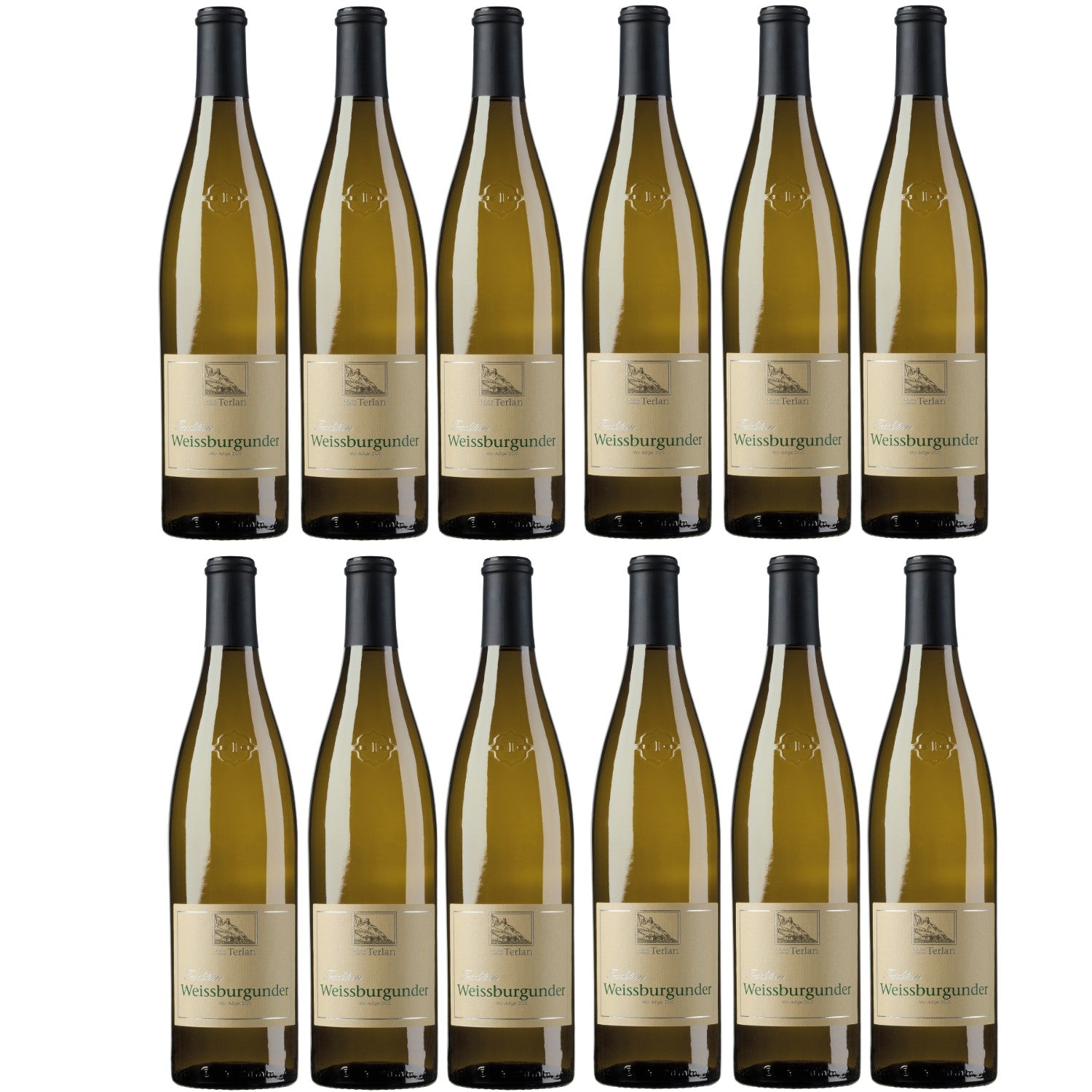 Cantina Terlan Weißburgunder DOC Alto Adige Weißwein trocken Italien (12 x 0.75l) - Versanel -