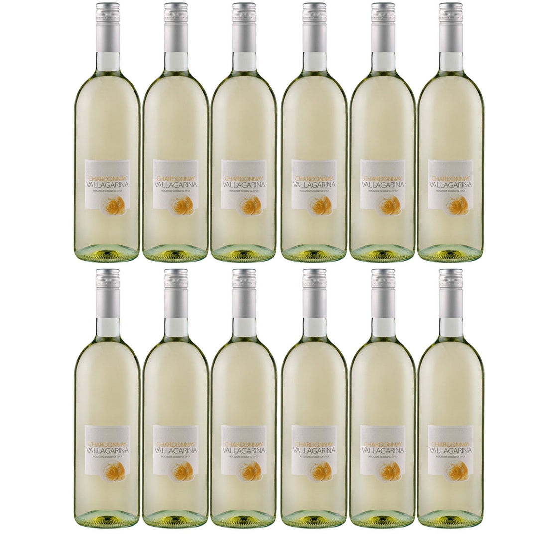 Cantina Valdadige Chardonnay Vallagaraina IGT Trocken Weißwein Wein Italien (12 x 1.0l) - Versanel -