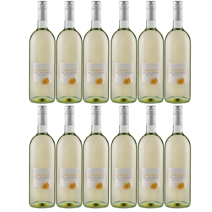Cantina Valdadige Chardonnay Vallagaraina IGT Trocken Weißwein Wein Italien (12 x 1.0l) - Versanel -