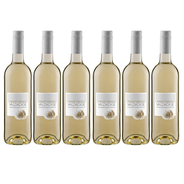 Cantina Valdadige Pinot Grigio DOC Trocken Weißwein Wein DOC Italien (6 x 0.75l) - Versanel -