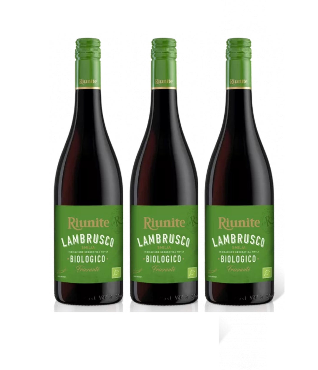 Cantine Riunite Lambrusco Rosso Rotwein Wein Lieblich Italien (3 x 0.75l) - Versanel -