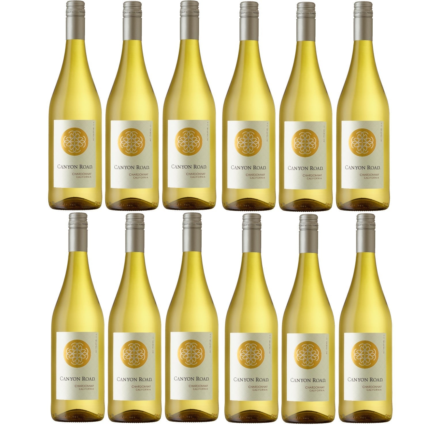 Canyon Road Chardonnay Weißwein Wein halbtrocken Kalifornien (12 x 0.75l) - Versanel -