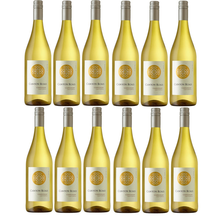 Canyon Road Chardonnay Weißwein Wein halbtrocken Kalifornien (12 x 0.75l) - Versanel -