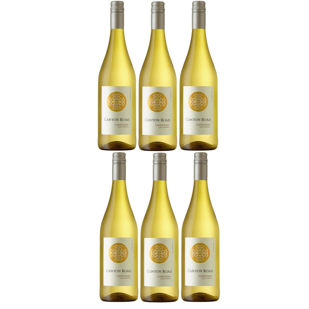 Canyon Road Chardonnay Weißwein Wein halbtrocken Kalifornien (6 x 0.75l) - Versanel -