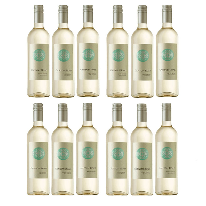 Canyon Road Pinot Grigio Weißwein Wein halbtrocken Kalifornien (12 x 0.75l) - Versanel -