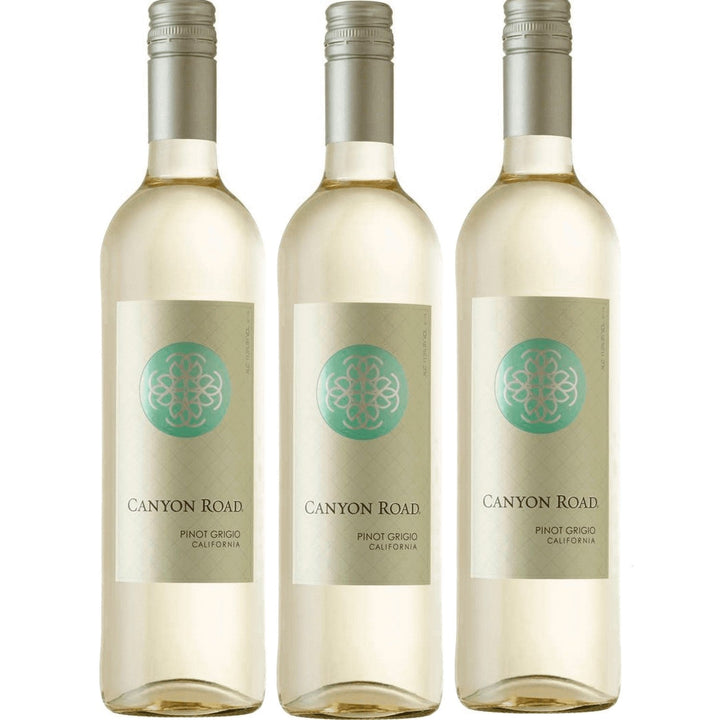 Canyon Road Pinot Grigio Weißwein Wein halbtrocken Kalifornien (3 x 0.75l) - Versanel -