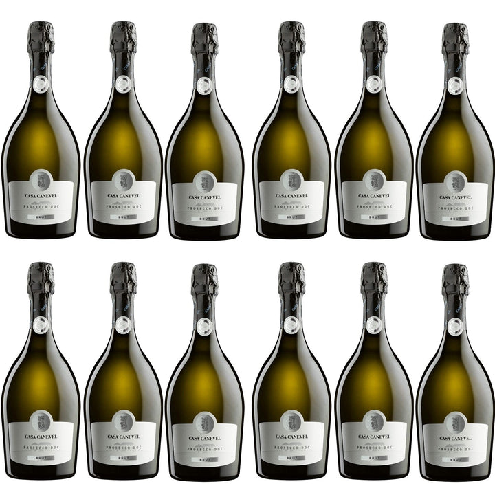 Casa Canevel brut Prosecco Schaumwein Italien DOC (12 x 0.75l) - Versanel -