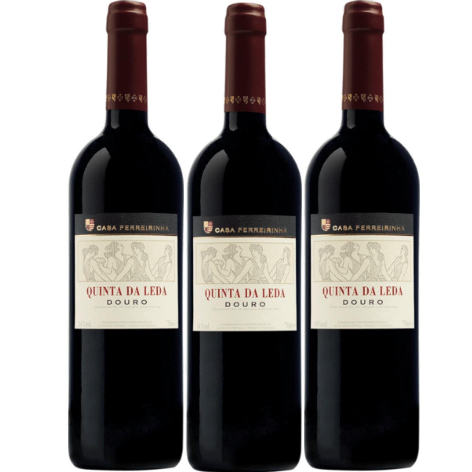 Casa Ferreirinha Quinta da Leda Douro Rotwein Wein trocken DOP (3 x 0.75l) - Versanel -