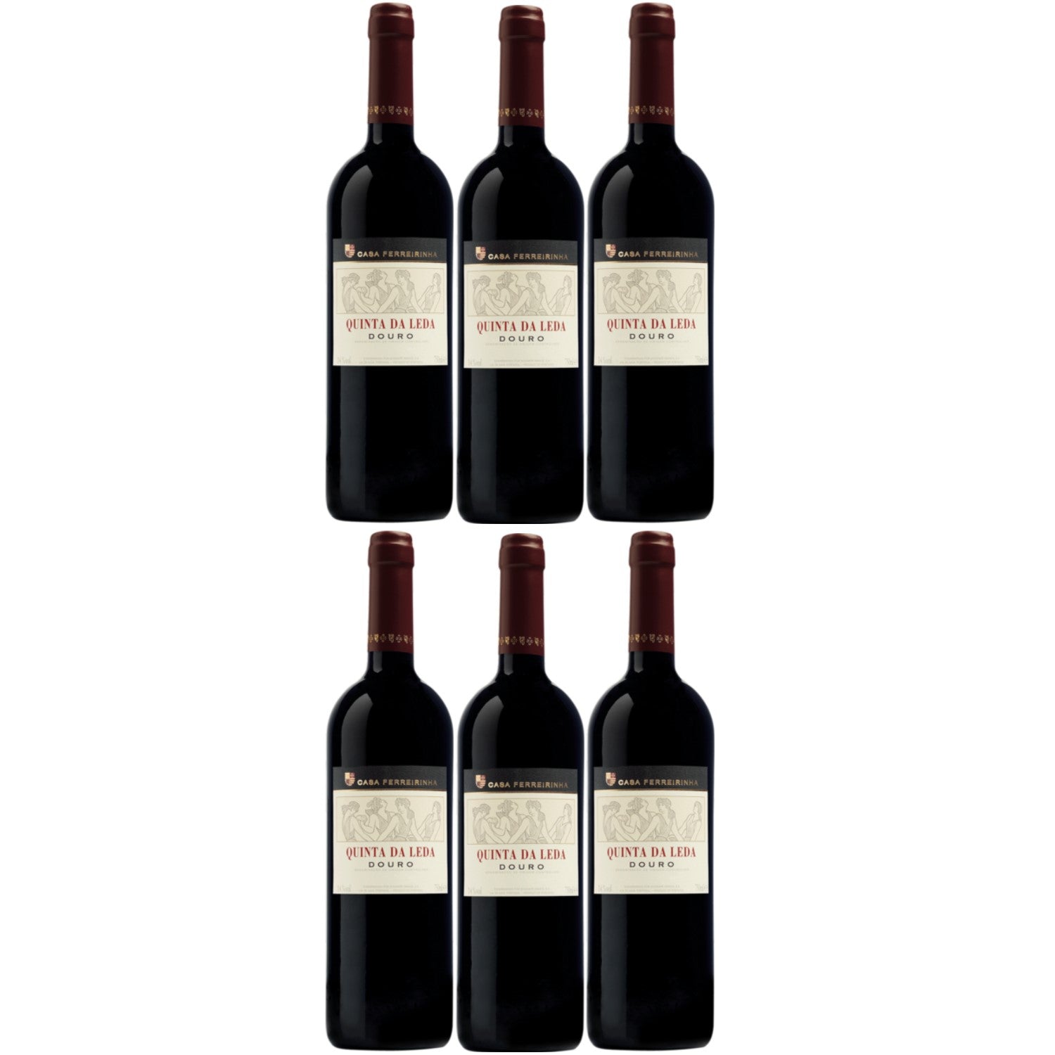Casa Ferreirinha Quinta da Leda Douro Rotwein Wein trocken DOP (6 x 0.75l) - Versanel -
