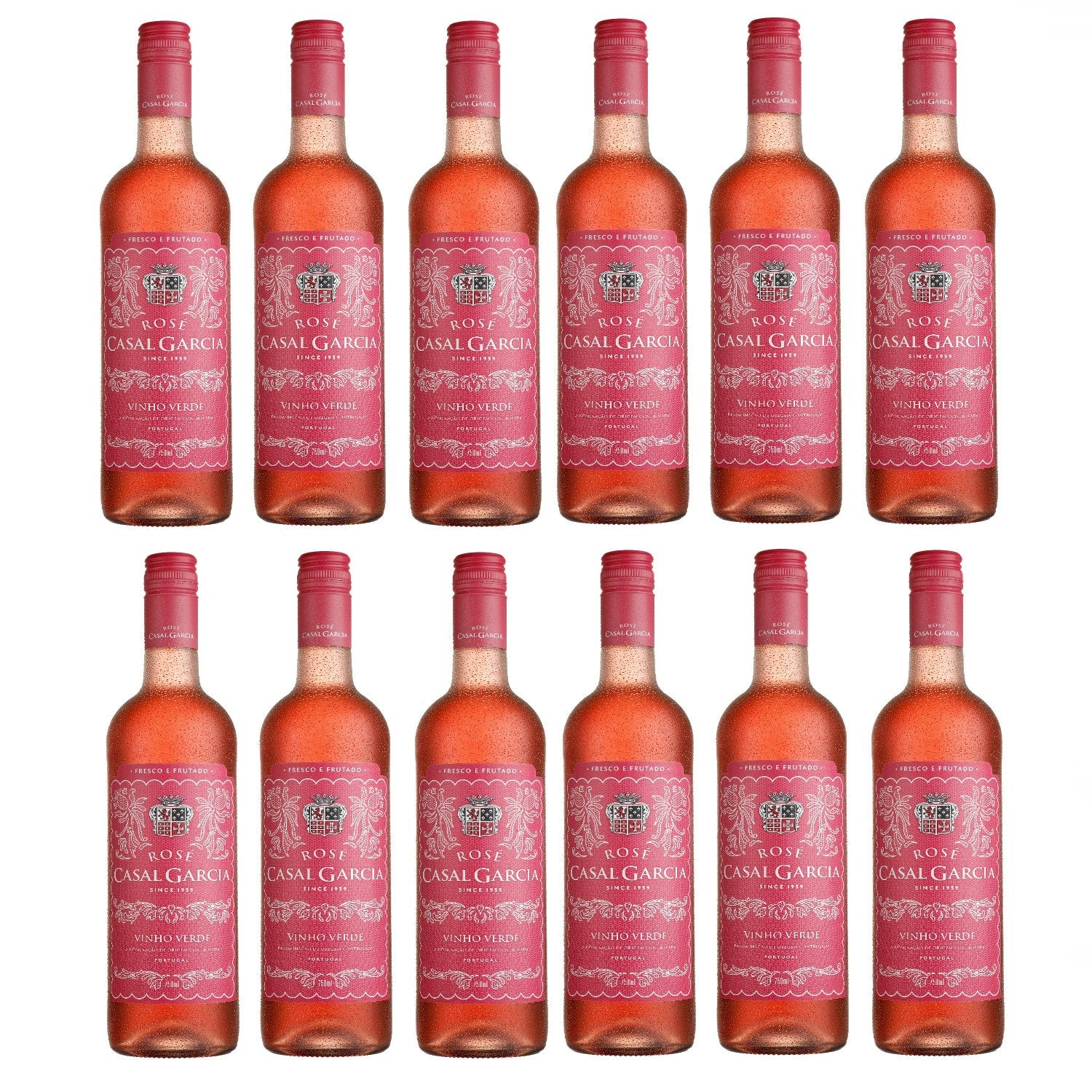 Casal Garcia Rosé DOC Quinta Da Aveleda Roséwein Wein halbtrocken Portugal (12 x 0.75l) - Versanel -