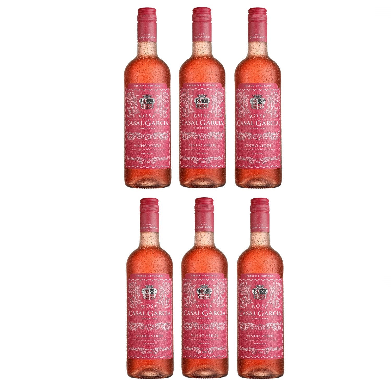 Casal Garcia Rosé DOC Quinta Da Aveleda Roséwein Wein halbtrocken Portugal (6 x 0.75l) - Versanel -