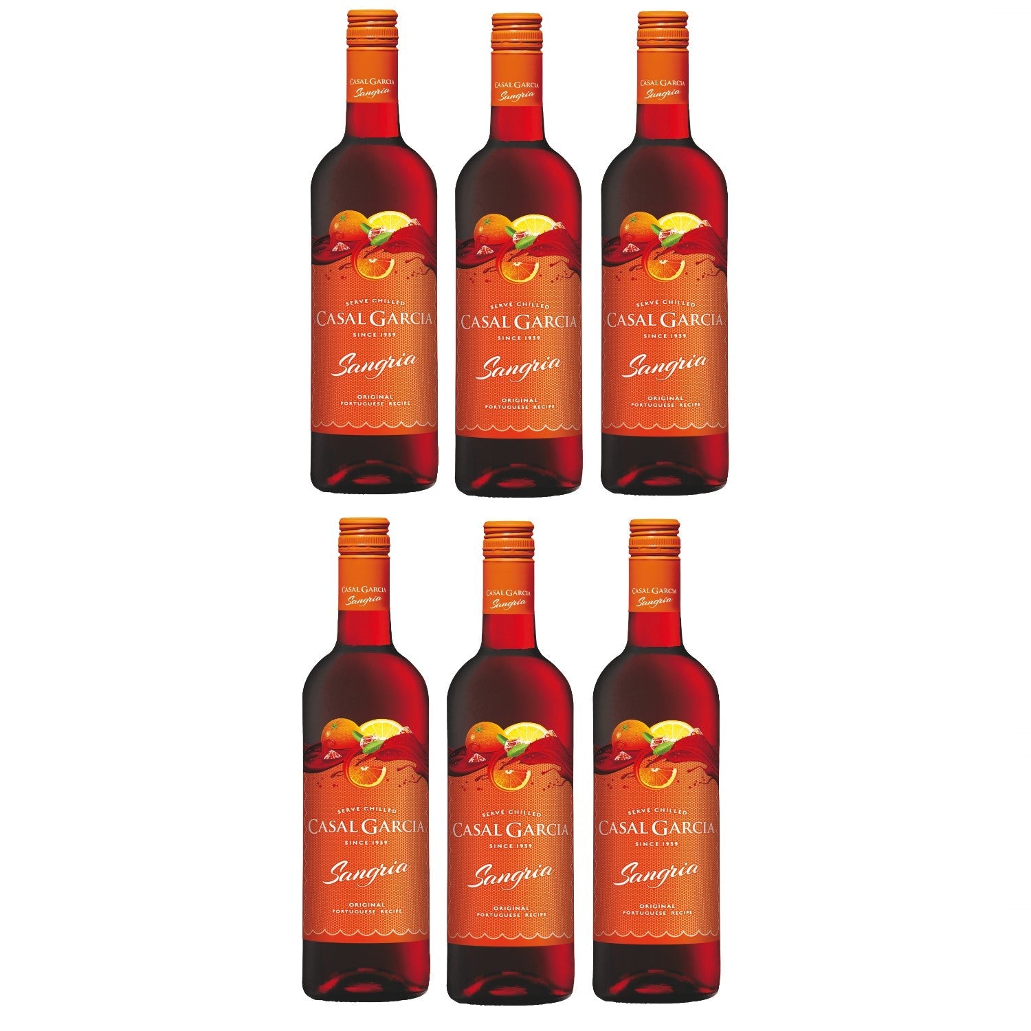 Casal Garcia Sangria Sommerwein Süß Portugal (6 x 0.75l) - Versanel -