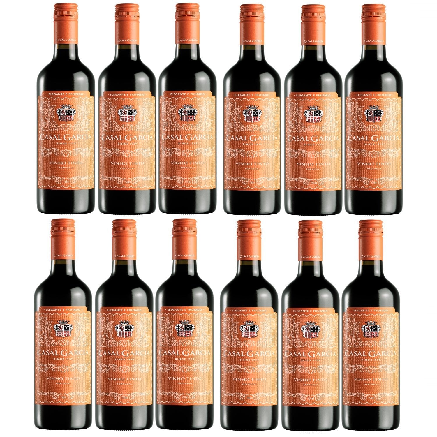 Casal Garcia Vinho Tinto IG Lisboa Rotwein Wein trocken Portugal (12 x 0.75l) - Versanel -