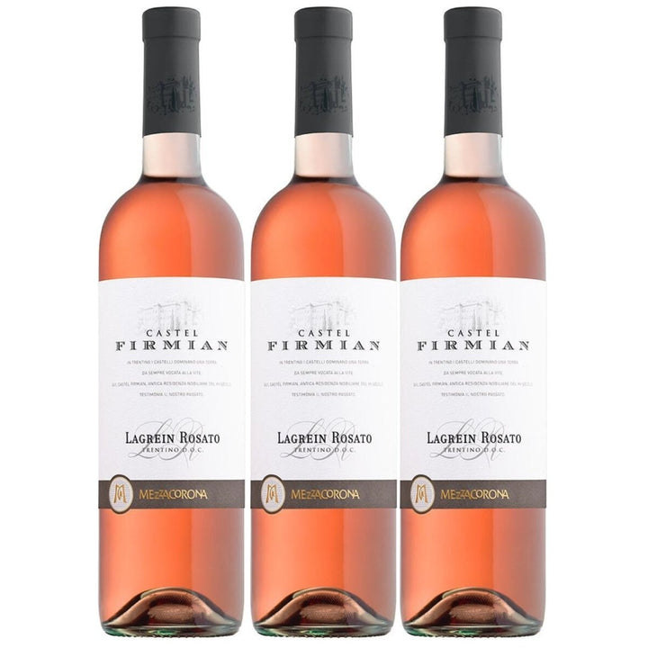 Castel Firmian Lagrein Rosato Trentino DOC Roséwein Wein trocken Italien I Visando Paket (3 Flaschen) - Versanel -
