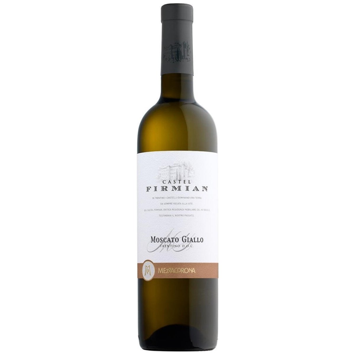Castel Firmian Moscato Giallo Trentino DOC Weißwein Wein süß Italien (12 x 0,75l) - Versanel -