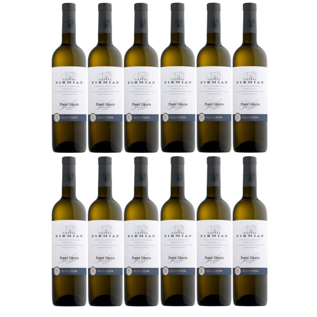 Castel Firmian Pinot Grigio Trentino DOC Weißwein Wein Grauburgunder trocken Italien (12 x 0,75l) - Versanel -