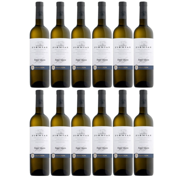 Castel Firmian Pinot Grigio Trentino DOC Weißwein Wein Grauburgunder trocken Italien (12 x 0,75l) - Versanel -