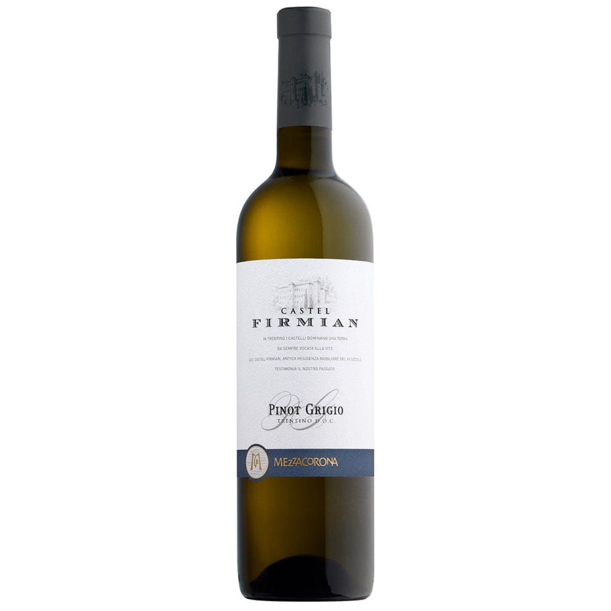 Castel Firmian Pinot Grigio Trentino DOC Weißwein Wein Grauburgunder trocken Italien (6 x 0,75l) - Versanel -