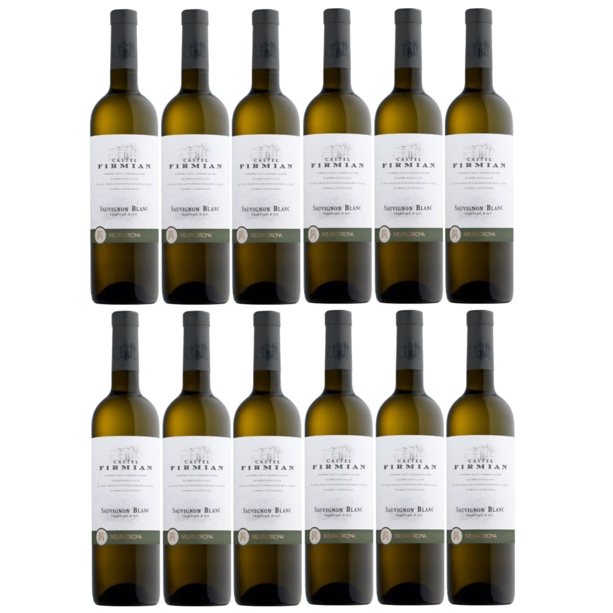 Castel Firmian Sauvignon Trentino DOC Weißwein Wein trocken Italien (12 x 0,75l) - Versanel -