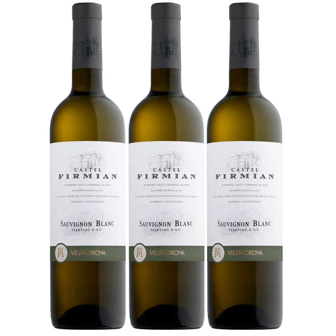 Castel Firmian Sauvignon Trentino DOC Weißwein Wein trocken Italien (3 x 0,75l) - Versanel -
