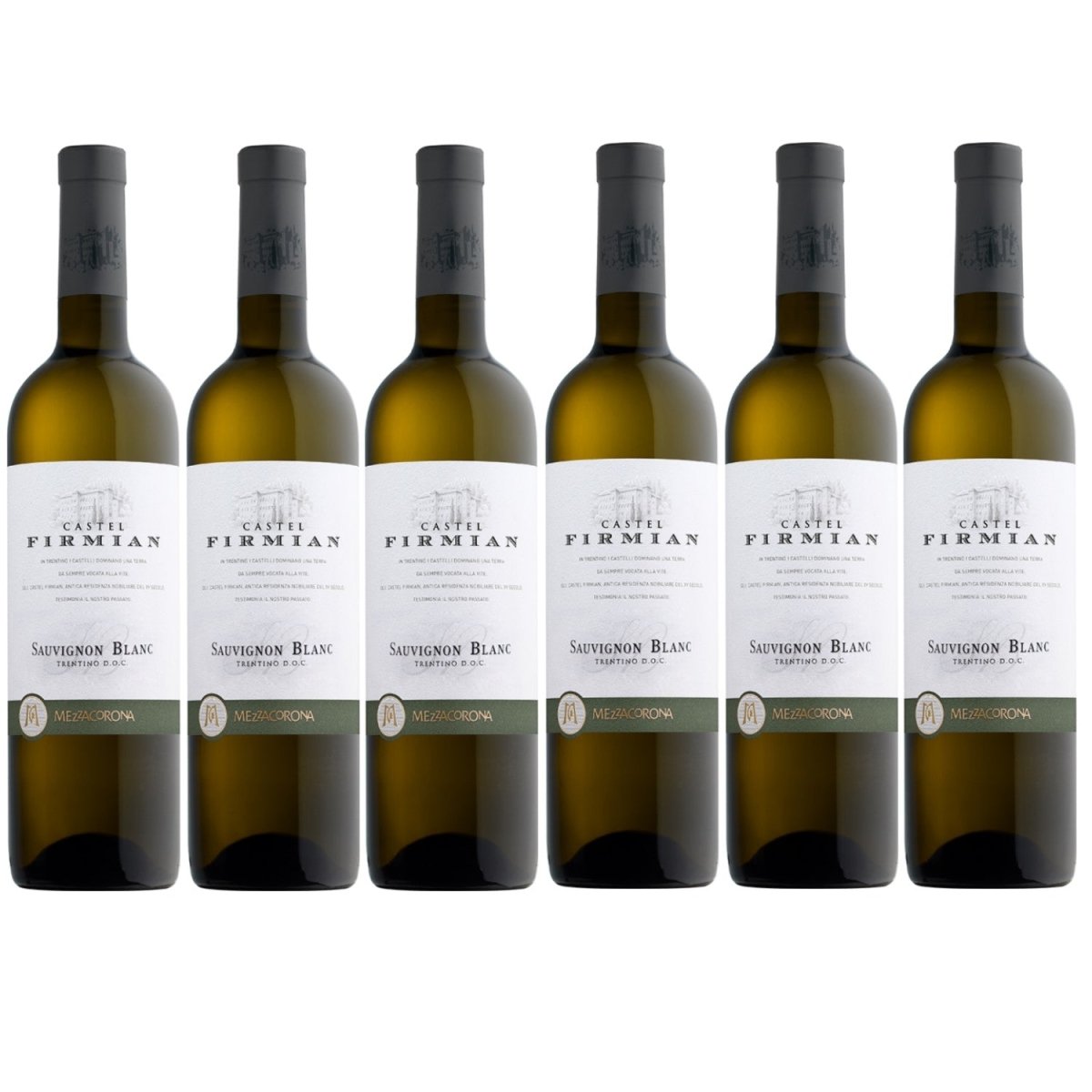 Castel Firmian Sauvignon Trentino DOC Weißwein Wein trocken Italien (6 x 0,75l) - Versanel -