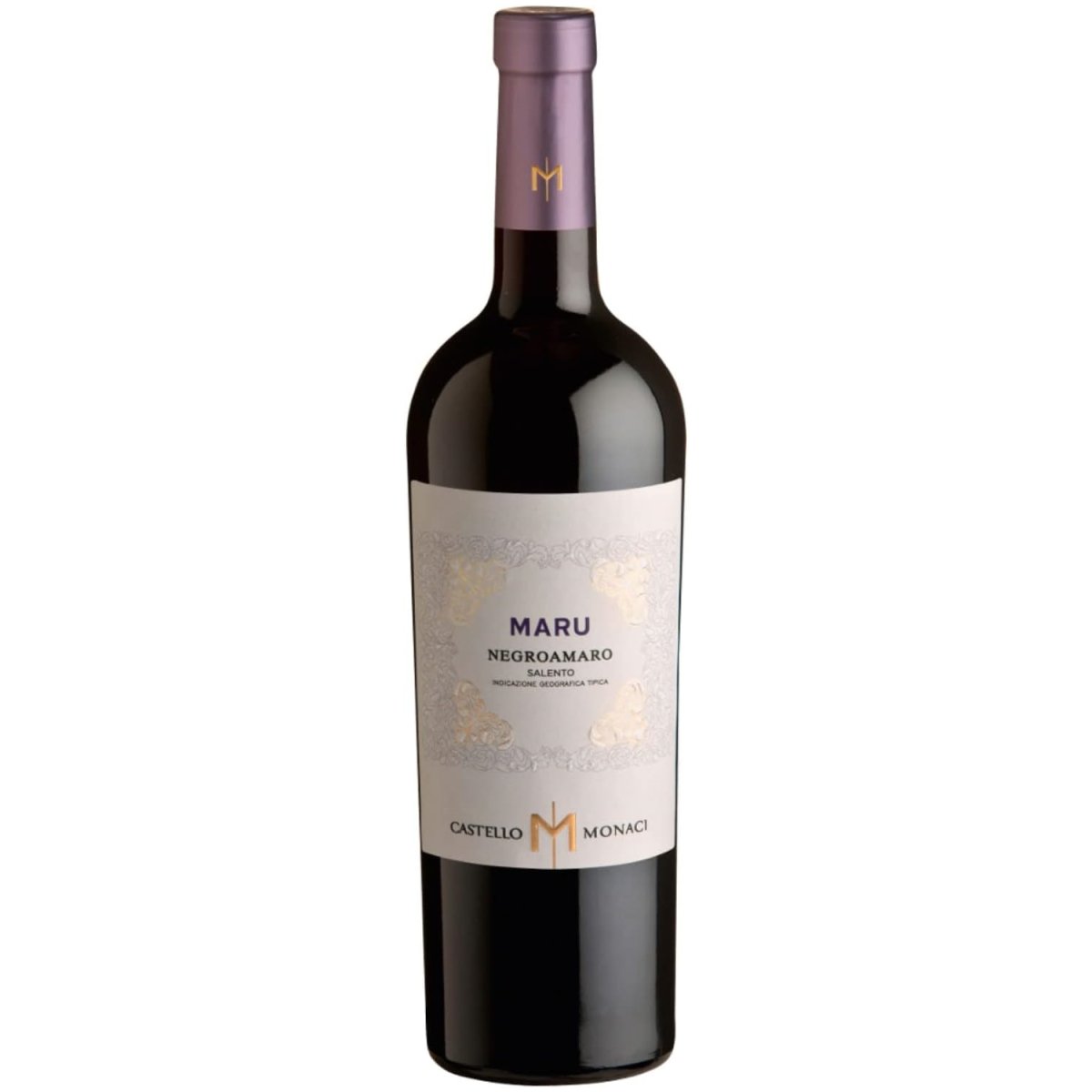 Castello Monaci Maru Negroamaro IGT Rotwein Wein trocken Italien (3 x 0,75l) - Versanel -