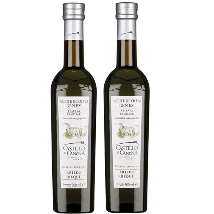 Castillo de Canena Reserva Familiar Arbequina Prämiertes spanisches Natives Olivenöl Extra (2 x 500 ml) - Versanel -