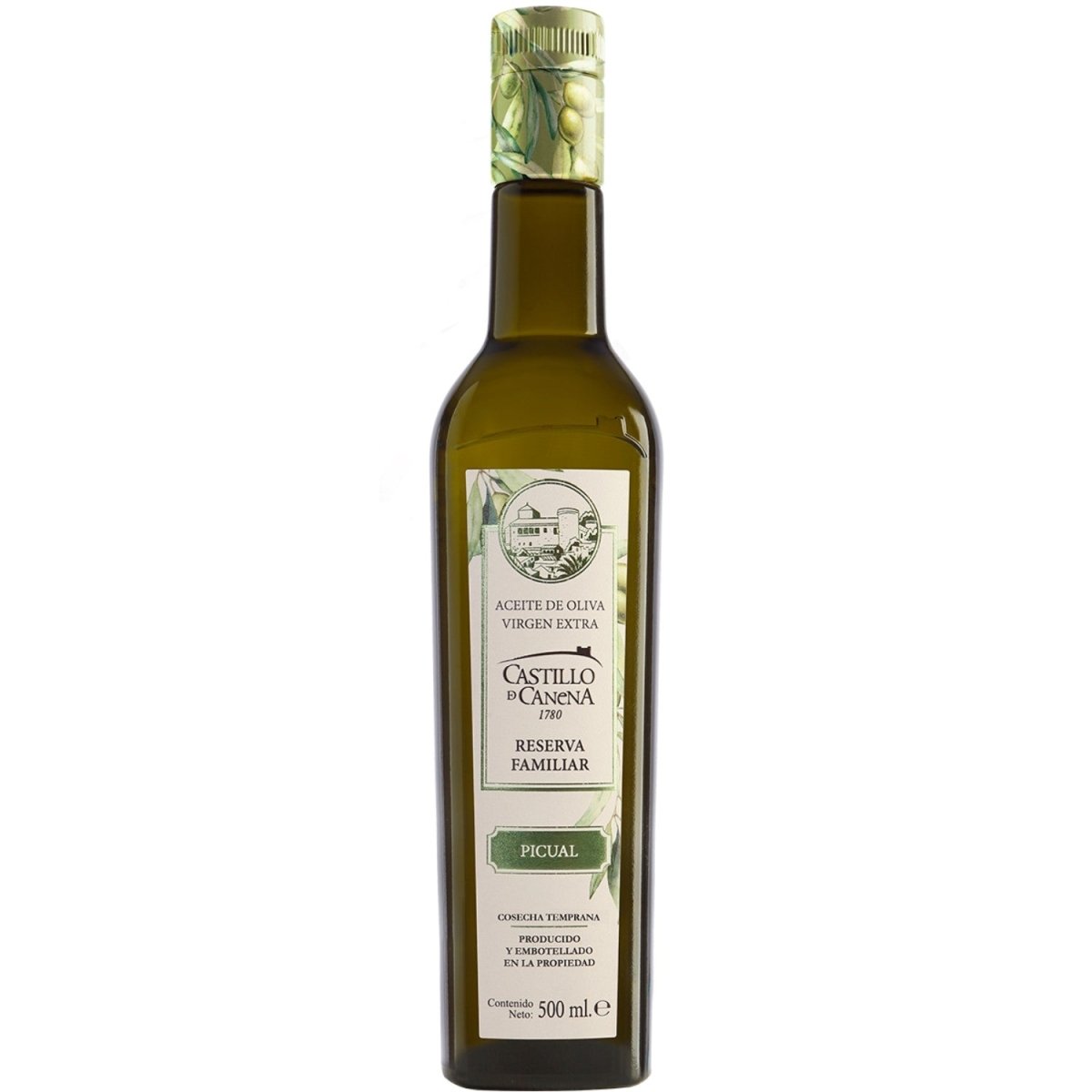 Castillo de Canena Reserva Familiar Picual Natives Olivenöl extra aus der Olivensorte Picual (3 x 0,5l) - Versanel -