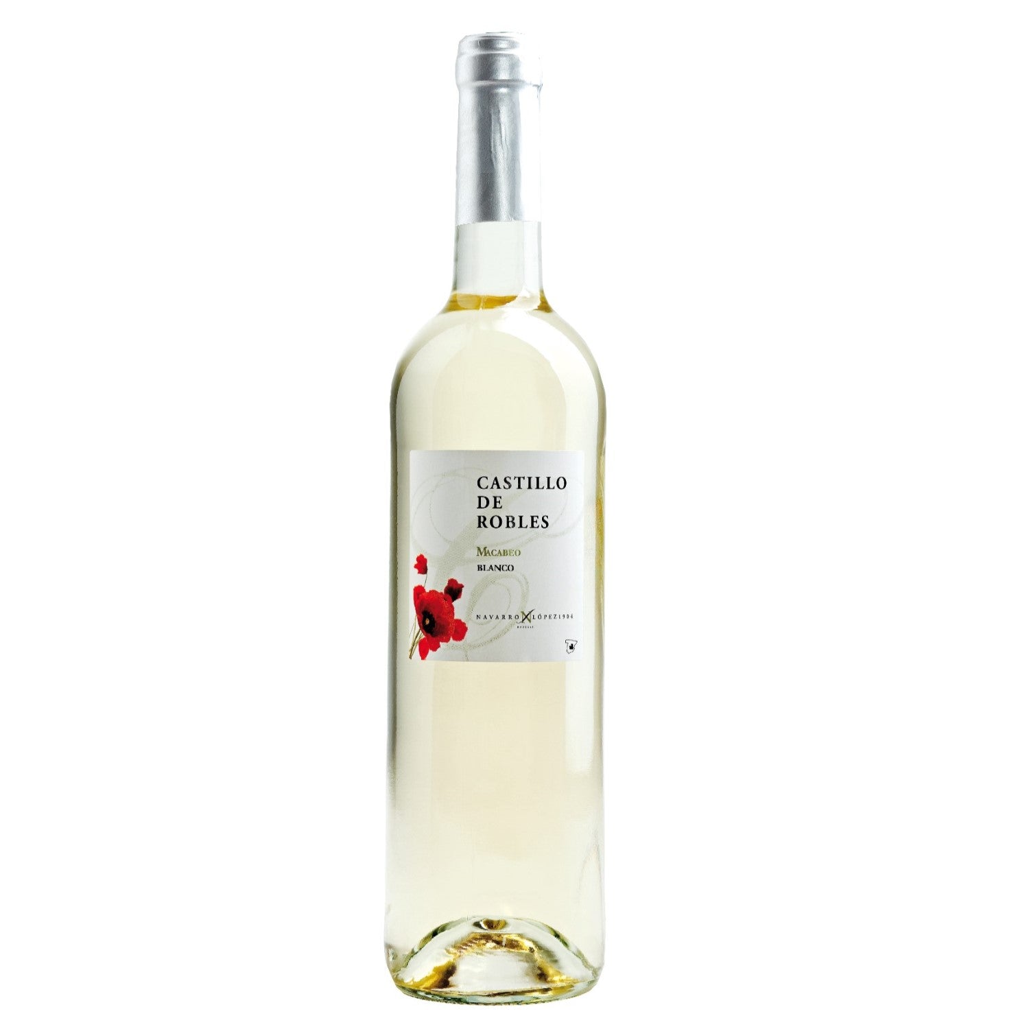 Castillo de Robles Macabeo Blanco VDT Castilla Weißwein Wein trocken Spanien (6 x 0.75l) - Versanel -