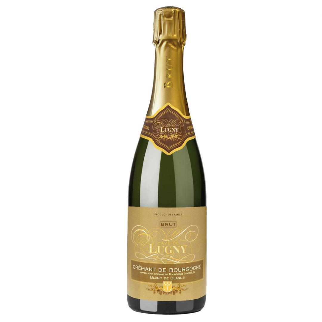 Cave de Lugny Crémant de Bourgogne Bdb Brut Schaumwein Frankreich (12 x 0.75l) - Versanel -