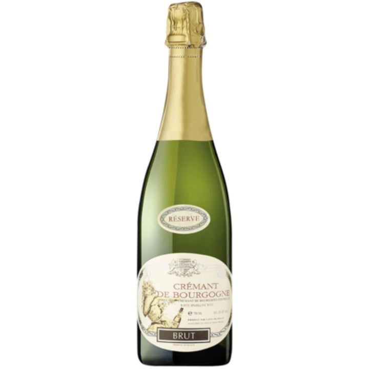 Caves de Marsigny Crémant de Bourgogne Schaumwein Brut Réserve AOC Vegan Frankreich (6 x 0.75l) - Versanel -