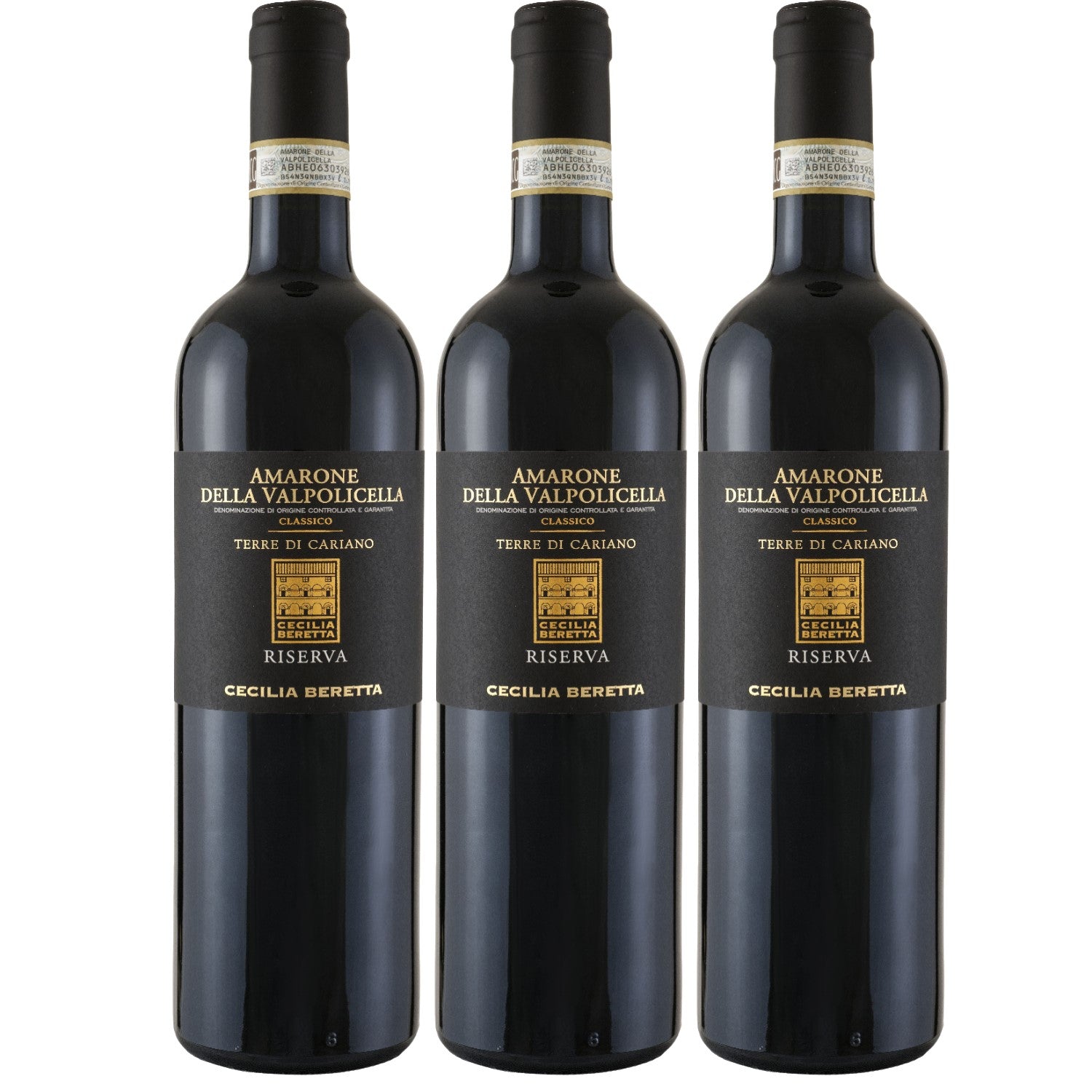Cecilia Beretta Amarone della Valpolicella Riserva DOCG TdC Rotwein Wein halbtrocken Italien (3 x 0.75l) - Versanel -