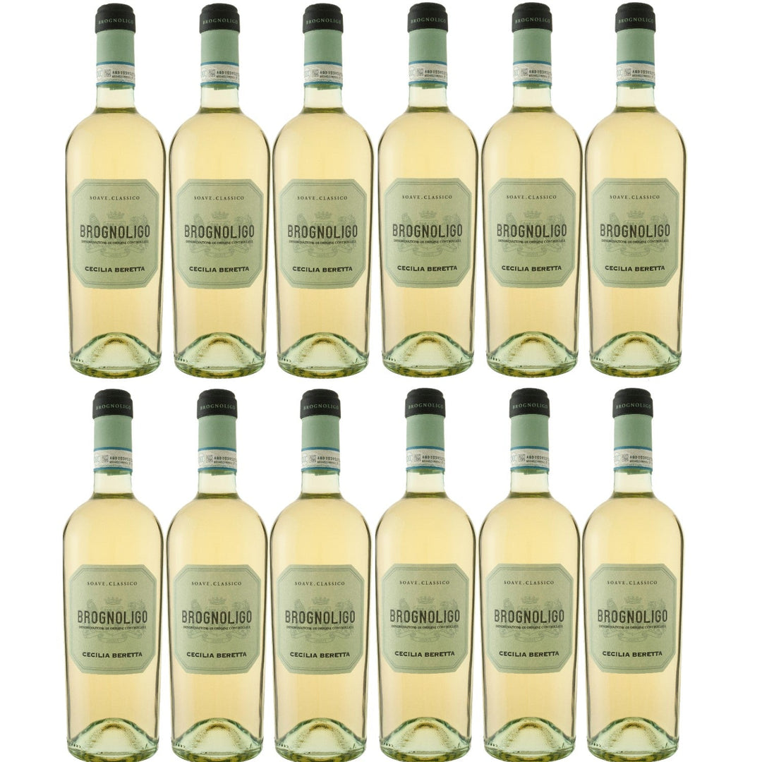 Cecilia Beretta Brognoligo Soave Classico DOC Weißwein Wein trocken Italien (12 x 0.75l) - Versanel -