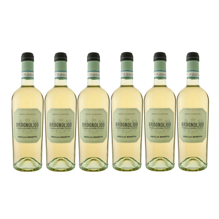 Cecilia Beretta Brognoligo Soave Classico DOC Weißwein Wein trocken Italien (6 x 0.75l) - Versanel -