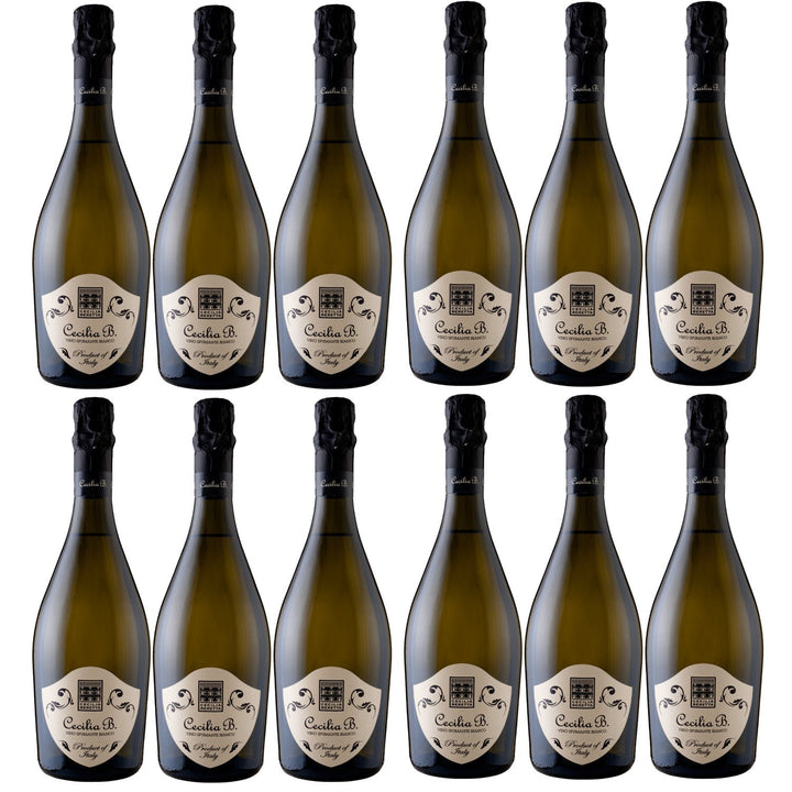 Cecilia Beretta Spumante Bianco Cecilia B. Schaumwein Italien (12 x 0.75l) - Versanel -