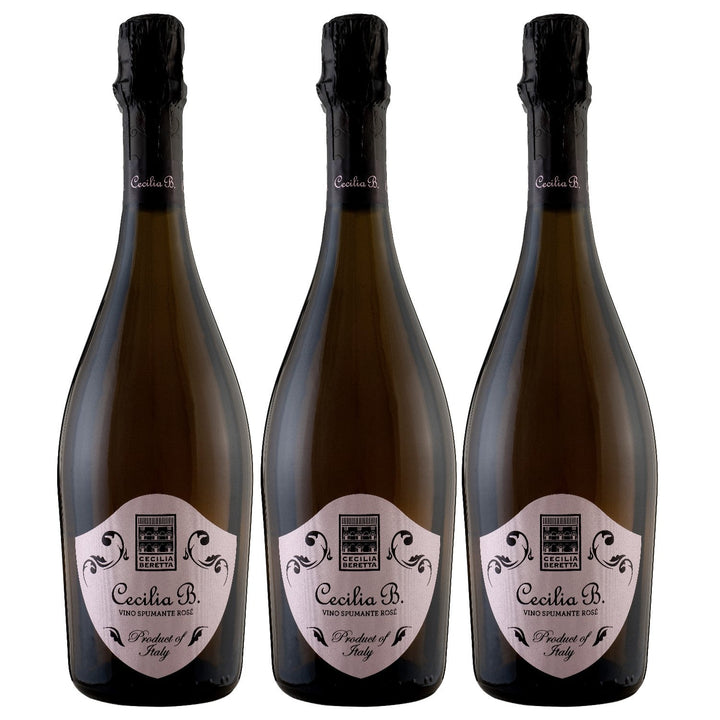 Cecilia Beretta Spumante Rose Cecilia B. Schaumwein Italien (3 x 0.75l) - Versanel -