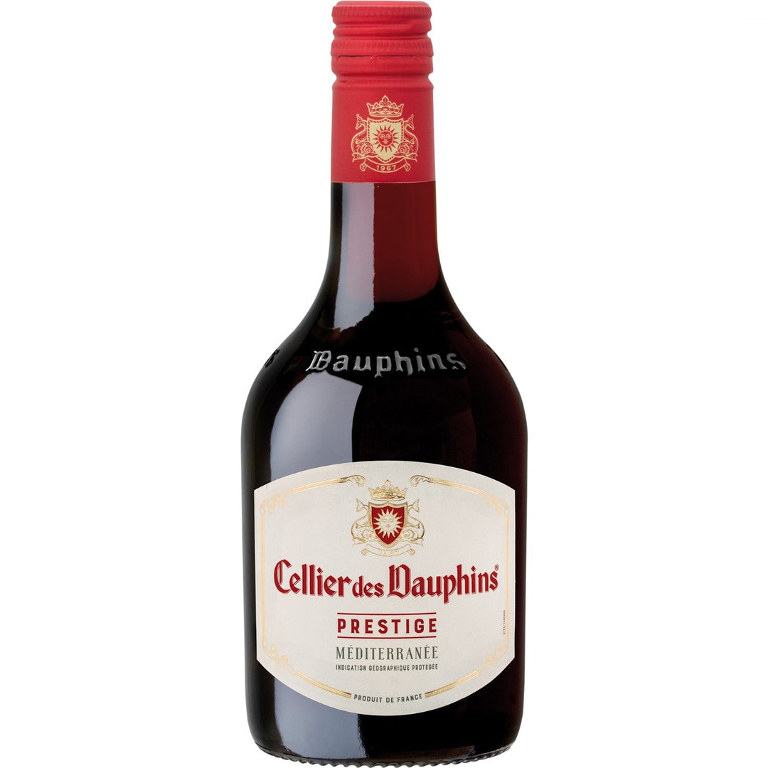 Cellier des Dauphins Prestige Rouge Méditerranée IGP Piccolo Rotwein Wein Cuvée trocken Frankreich (6 x 0,25l) - Versanel -