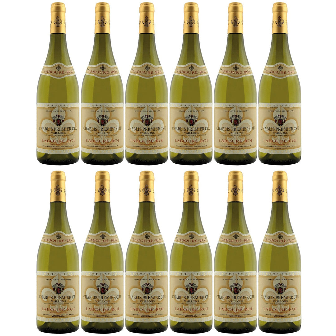 Chablis 1er Cru AOC Labouré-Roi Weißwein Wein trocken Frankreich I Visando Paket (12 x 0,75l) - Versanel -