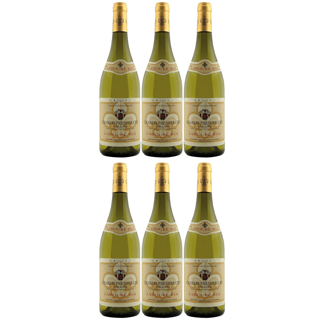 Chablis 1er Cru AOC Labouré-Roi Weißwein Wein trocken Frankreich I Visando Paket (6 x 0,75l) - Versanel -