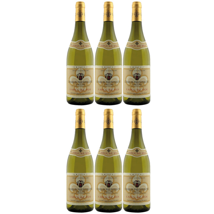Chablis 1er Cru AOC Labouré-Roi Weißwein Wein trocken Frankreich I Visando Paket (6 x 0,75l) - Versanel -