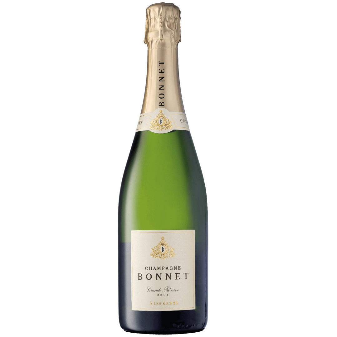 Champagner Bonnet Brut Grande Réserve Weißwein und prickelnd Wein trocken Frankreich I Visando Paket (4 x 0,75l) - Versanel -