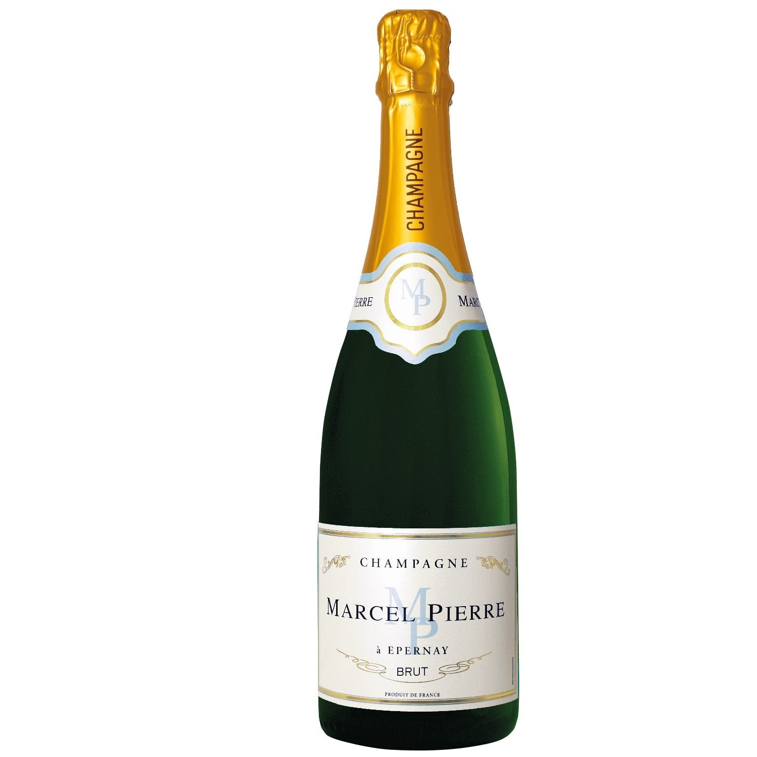 Champagner Marcel Pierre Brut Weißwein und prickelnd Wein trocken Frankreich I Visando Paket (3 x 0,75l) - Versanel -