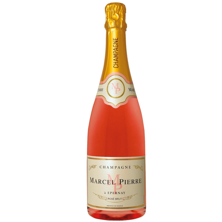 Champagner Marcel Pierre Rosé Brut Roséwein und prickelnd Wein trocken Frankreich I Visando Paket (3 x 0,75l) - Versanel -