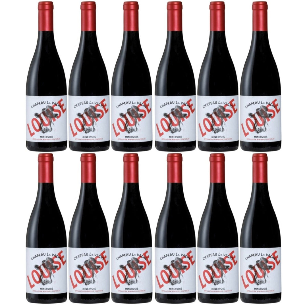 Châpeau la Vache Louise Minervois AOC Rotwein Wein trocken Frankreich (12 x 0,75l) - Versanel -