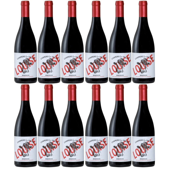 Châpeau la Vache Louise Minervois AOC Rotwein Wein trocken Frankreich (12 x 0,75l) - Versanel -