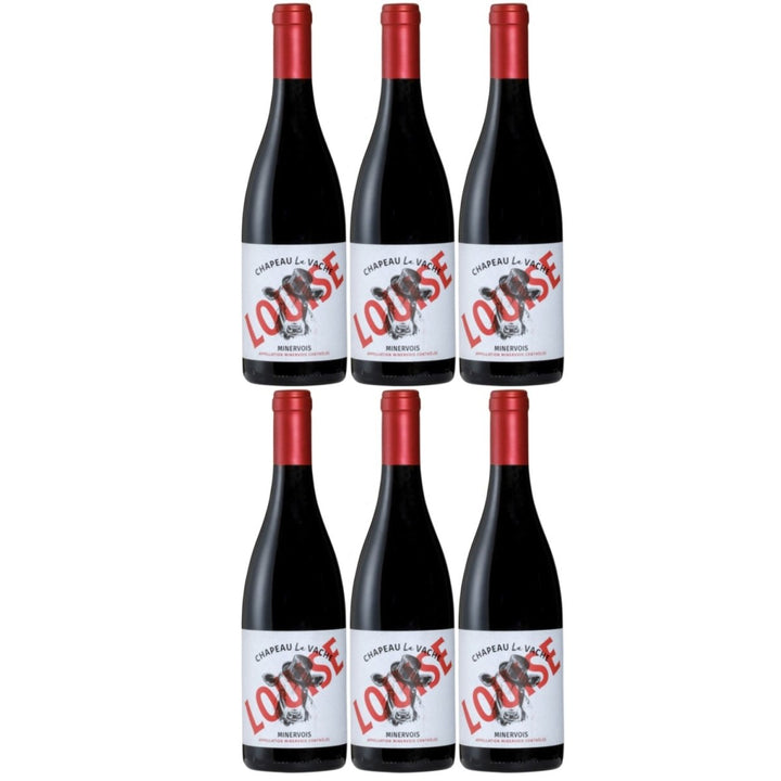 Châpeau la Vache Louise Minervois AOC Rotwein Wein trocken Frankreich (6 x 0,75l) - Versanel -