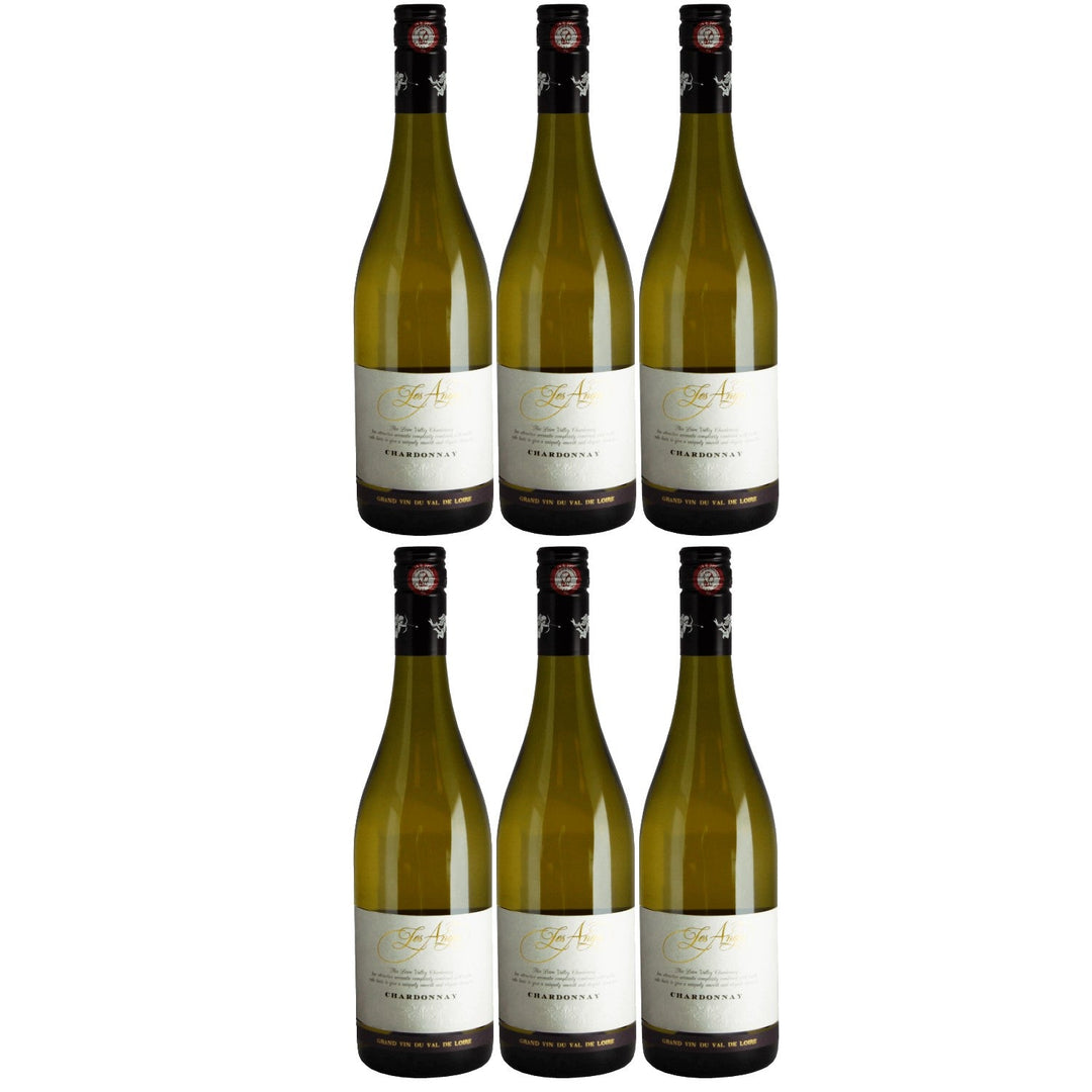 Chardonnay du Val de Loire Les Anges Weißwein Wein trocken Frankreich I Visando Paket (6 x 0,75l) - Versanel -