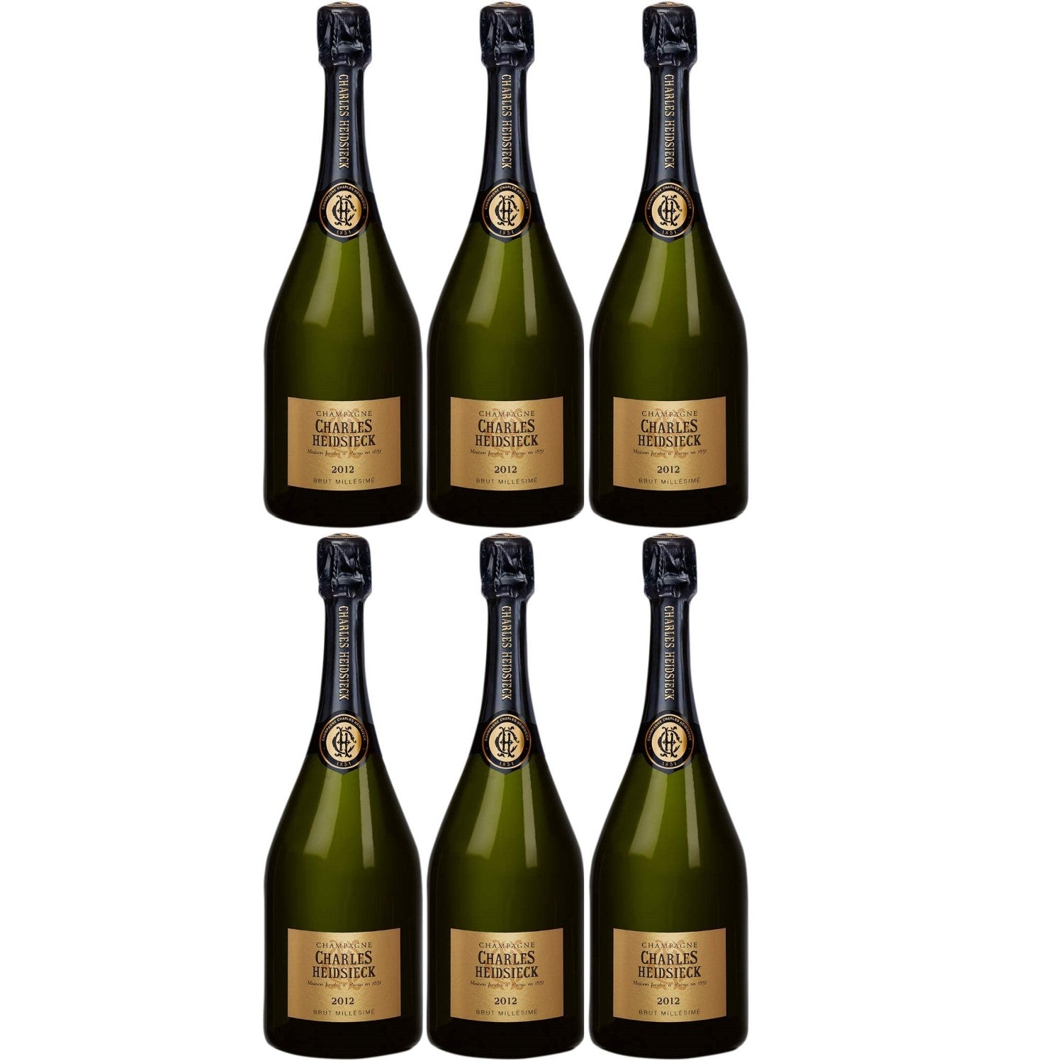 Charles Heidsieck Brut Champagne Champagner Schaumwein Frankreich (6 x 0.75l) - Versanel -